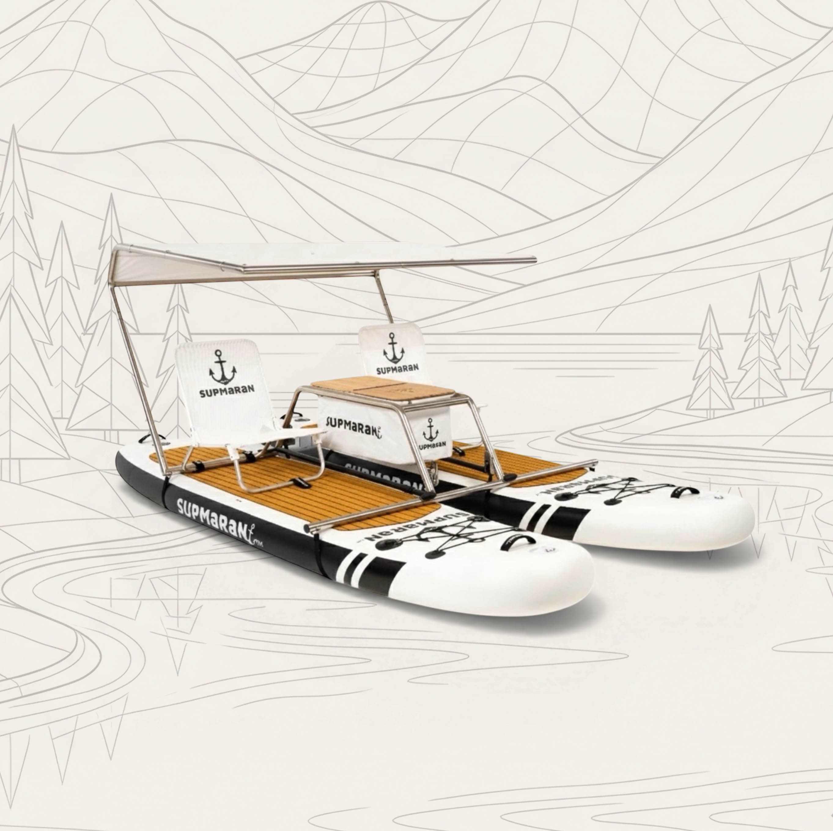 The Boat, including boards